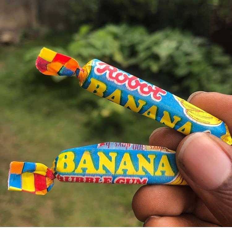 Old Nigerian Brands : banana gum